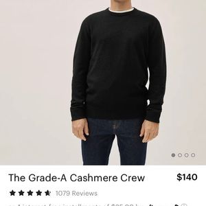 NWT Everlane 100% Cashmere Sweater Small